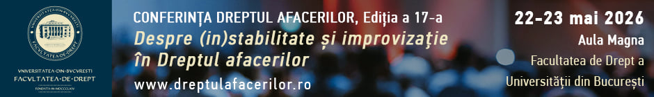 dreptul afacerilor 2026